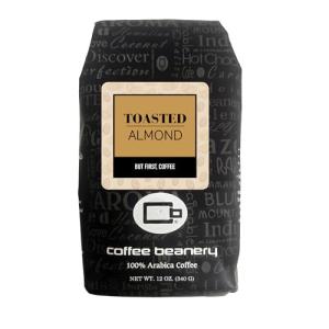 Toasted Almond Flavored Medium Roast Whole Bean Coffee
