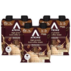Atkins Mocha Latte Iced Coffee Protein Shakes 12-Pack