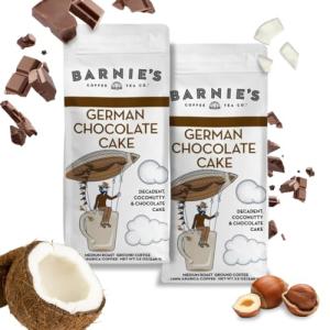 Barnie's Coffee German Chocolate Cake Ground Coffee 12 oz