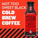 SToK Cold Brew Coffee, Not Too Sweet, 48 FL OZ