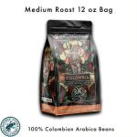 Colombia Medium Roast Gourmet Coffee Beans 12 oz