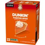 Dunkin' Pumpkin Spice Coffee Pods - 22 Count