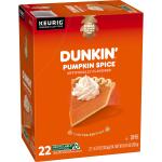 Dunkin' Pumpkin Spice Coffee Pods - 22 Count