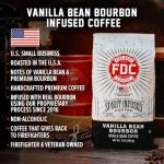 Vanilla Bourbon Coffee Beans - Supports Firefighters - 12 oz