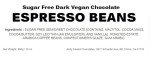 Vegan Dark Chocolate Espresso Beans - 1 lb