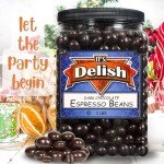 Dark Chocolate Espresso Beans – 3 Lbs Gourmet Snack