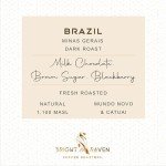 Bright Raven Dark Roast Brazilian Whole Bean Coffee