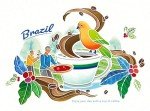Brazilian Organic Medium Roast Whole Bean Coffee 12oz