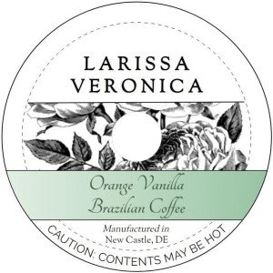 Orange Vanilla Brazilian Coffee K-Cup Pods - 12 Count