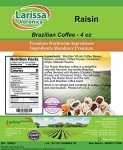 Raisin Brazilian Gourmet Whole Coffee Beans - 4 oz