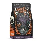 Bones Coffee Company Jacked O' Lantern Ground Coffee Beans Pumpkin Spice Flavor, Low Acid Flavored Coffee, Made with Arabica Coffee Beans, Medium Roast Gourmet Coffee, Coffee Lover Gift Ideas (12 oz)