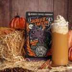 Bones Coffee Company Jacked O' Lantern Ground Coffee Beans Pumpkin Spice Flavor, Low Acid Flavored Coffee, Made with Arabica Coffee Beans, Medium Roast Gourmet Coffee, Coffee Lover Gift Ideas (12 oz)
