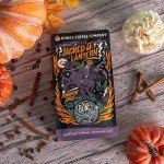 Bones Coffee Company Jacked O' Lantern Ground Coffee Beans Pumpkin Spice Flavor, Low Acid Flavored Coffee, Made with Arabica Coffee Beans, Medium Roast Gourmet Coffee, Coffee Lover Gift Ideas (12 oz)
