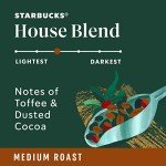 Starbucks House Blend Whole Bean Coffee, 3 Pack