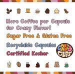 Bananas Foster Flambe Flavored Coffee Pods - 22ct