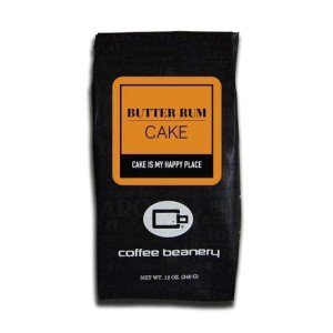 Butter Rum Cake Flavored Whole Bean Coffee - 12oz