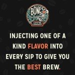 Bananas Foster Flavored Ground Coffee by Bones Coffee