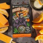 Bones Coffee Orange Sickle Flavor Whole Beans 12 oz
