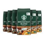 Starbucks Breakfast Blend Whole Bean Coffee, 12 oz