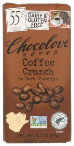 Chocolove Dark Chocolate Coffee Crunch Bar 3.2 oz