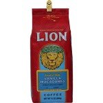 Lion Coffee Vanilla Macadamia Light Roast Beans - 10 Oz