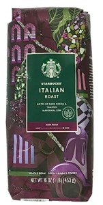 Starbucks Italian Roast Whole Bean Coffee 16oz