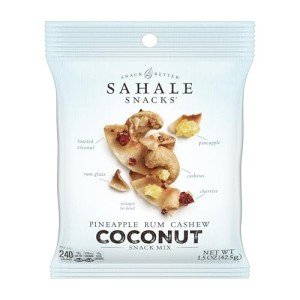 Pineapple Rum Cashew Coconut Snack Mix, 18 Pack