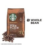 Starbucks Pike Place Medium Roast Whole Beans 12 oz