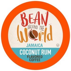 Coconut Rum Flavored Coffee for Keurig, 40 Count