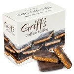 Griff's Dark Chocolate Coffee Toffee Squares, Gluten Free