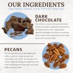 Griff's Dark Chocolate Coffee Toffee Squares, Gluten Free