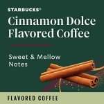 Starbucks Cinnamon Dolce Flavored Ground Coffee, 11oz