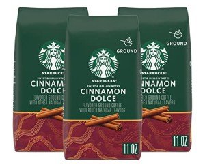 Starbucks Cinnamon Dolce Flavored Ground Coffee Pack