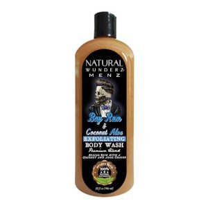 Natural Wunderz Men's Body Wash - Bay Rum & Coconut