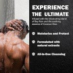 Natural Wunderz Men's Body Wash - Bay Rum & Coconut