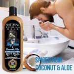 Natural Wunderz Men's Body Wash - Bay Rum & Coconut