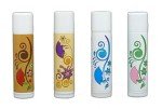 4 Natural Lip Balms: Peppermint, Butter Rum, Chai