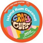 Decaf Island Rum Coconut Coffee Pods - 22 Count