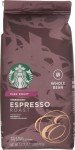 Starbucks Dark Roast Espresso Whole Bean Coffee 18 oz