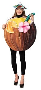 Tropical Cocktail Costume - Coconut Drink Outfit