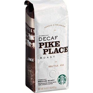 Starbucks Decaf Pike Place Whole Bean Coffee, 6 Pack