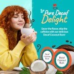 Decaf Coconut Rum Coffee Pods for Keurig, 24 Count
