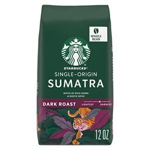 Starbucks Sumatra Whole Bean Coffee, 12 Ounce