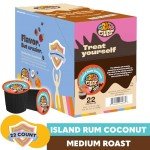 Island Rum Coconut Coffee Pods for K-Cup Machines