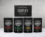 Decaf Coffee Sampler Gift Box - 4 Whole Bean Bags