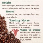 Kilimanjaro Medium Roast Gourmet Coffee Beans 12 oz