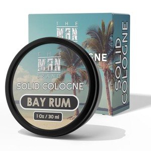 Bay Rum Solid Cologne for Men - 1 Ounce