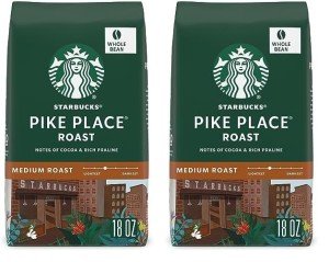 Starbucks Pike Place Medium Roast Whole Bean Coffee