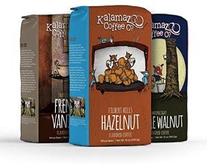Kalamazoo Coffee Flavored Whole Bean Variety Pack
