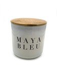 Maya Bleu Shark Tooth Soy Candle - Rum Coconut Scent